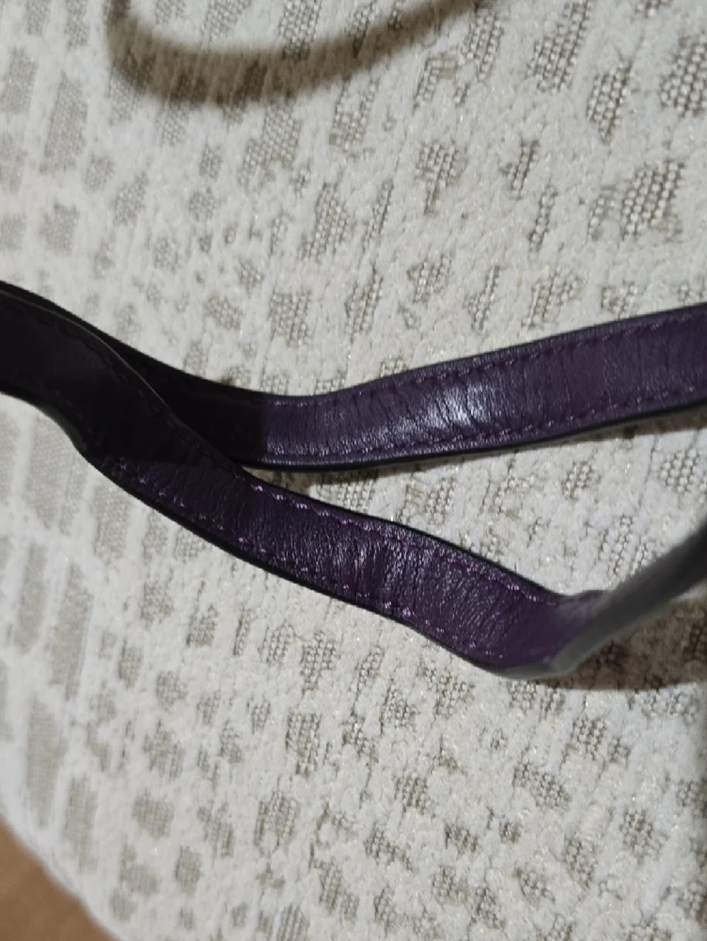 Coach Kelsey Brown Signature Satchel with Purple Leather Accents - Picture 6 of 15